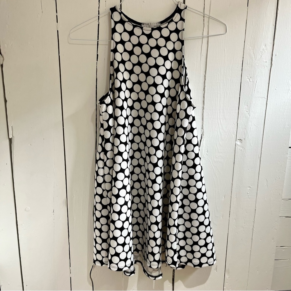 Mod Polka Dot Mini Dress - image 2
